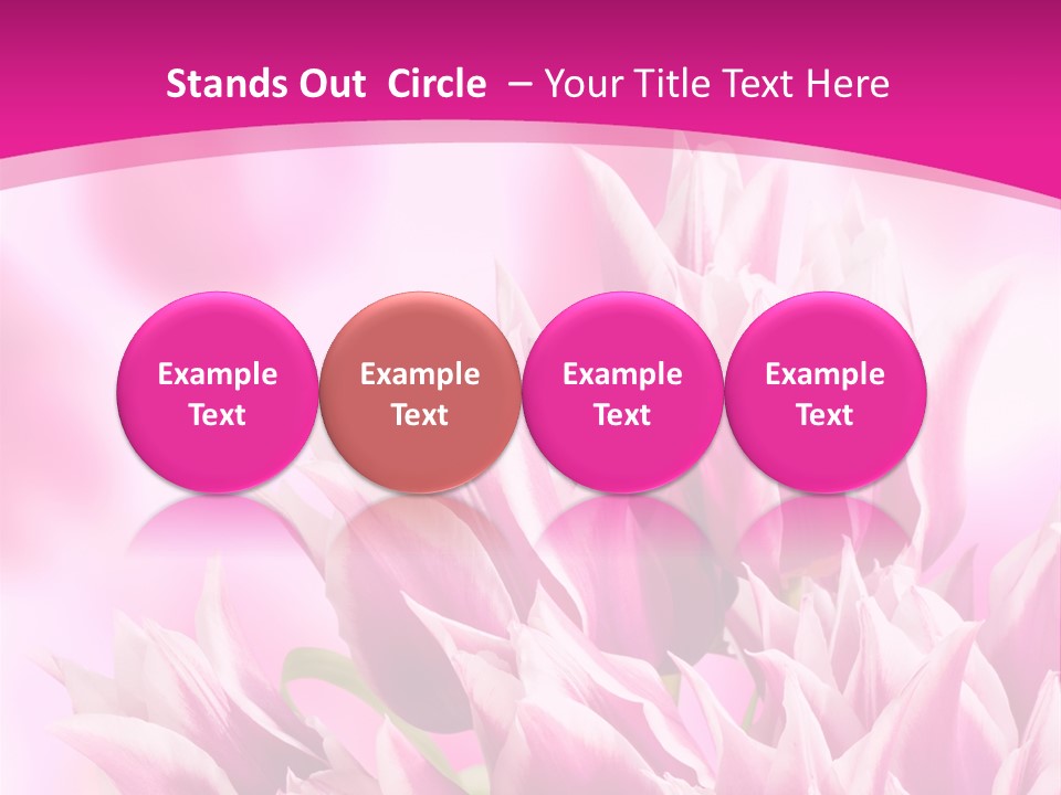 Flower Celebration Floral PowerPoint Template