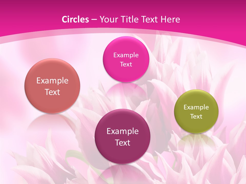 Flower Celebration Floral PowerPoint Template
