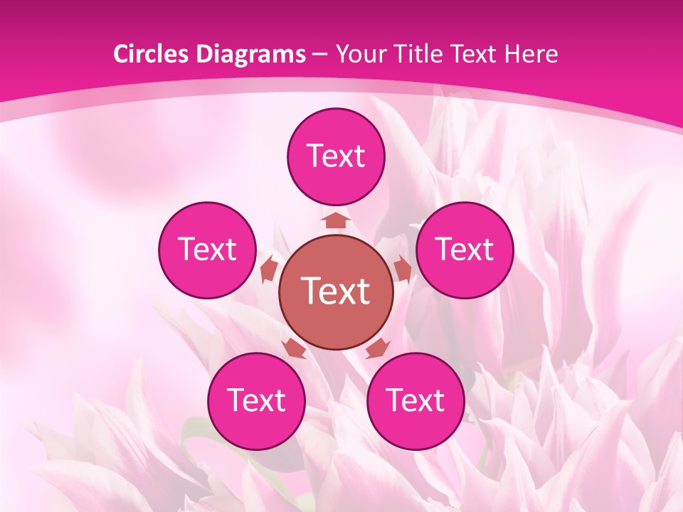 Flower Celebration Floral PowerPoint Template