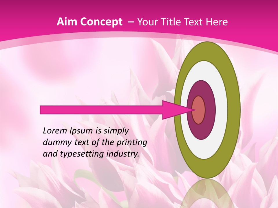 Flower Celebration Floral PowerPoint Template