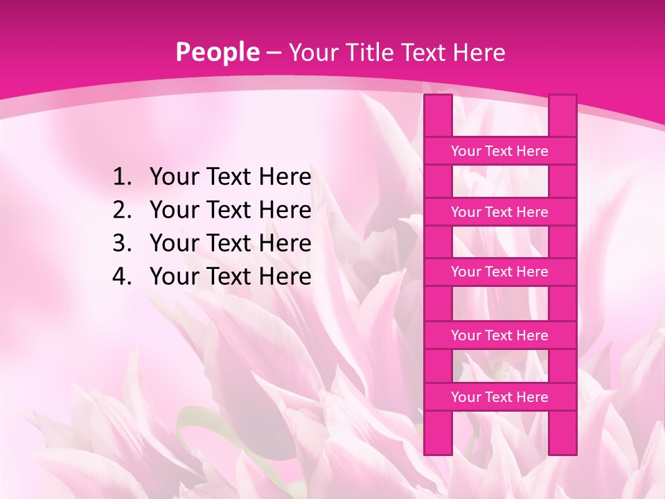 Flower Celebration Floral PowerPoint Template