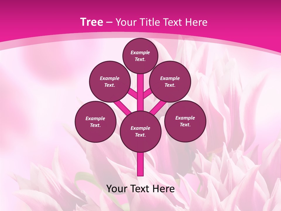 Flower Celebration Floral PowerPoint Template