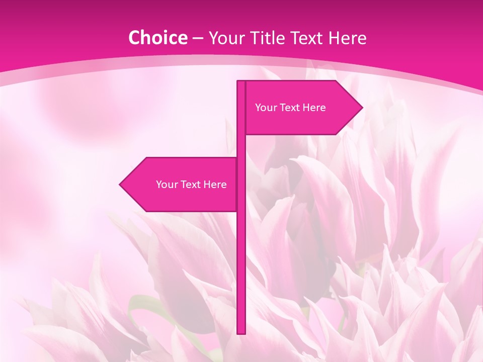 Flower Celebration Floral PowerPoint Template
