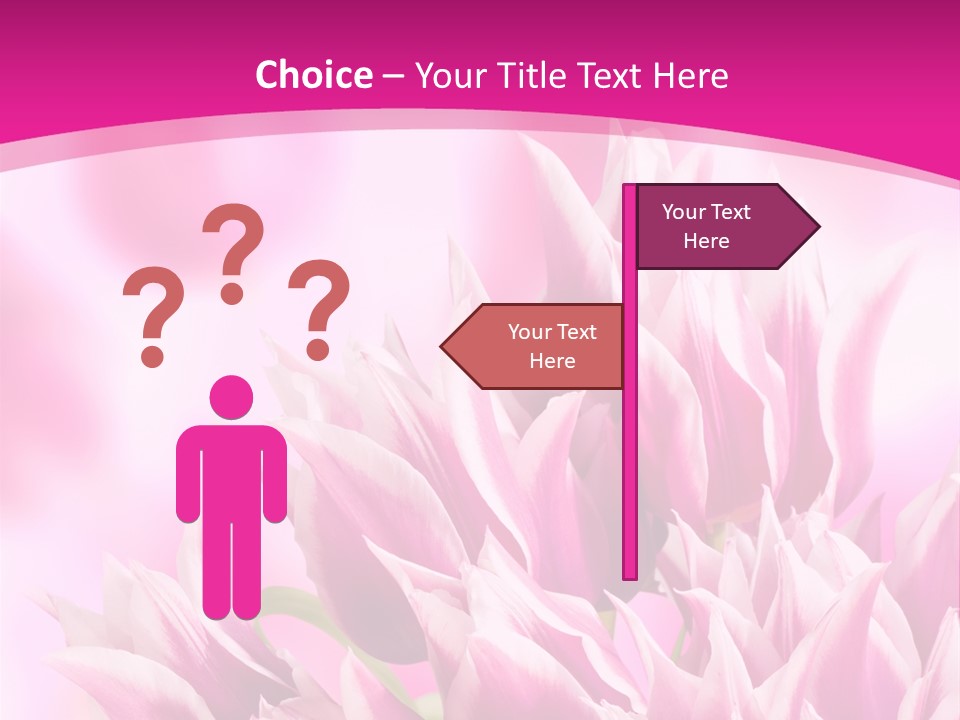 Flower Celebration Floral PowerPoint Template