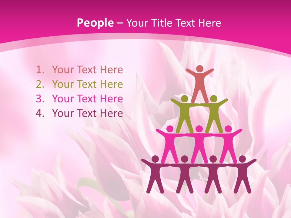 Flower Celebration Floral PowerPoint Template