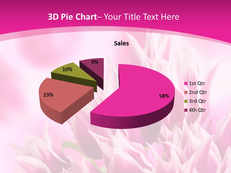 Flower Celebration Floral PowerPoint Template