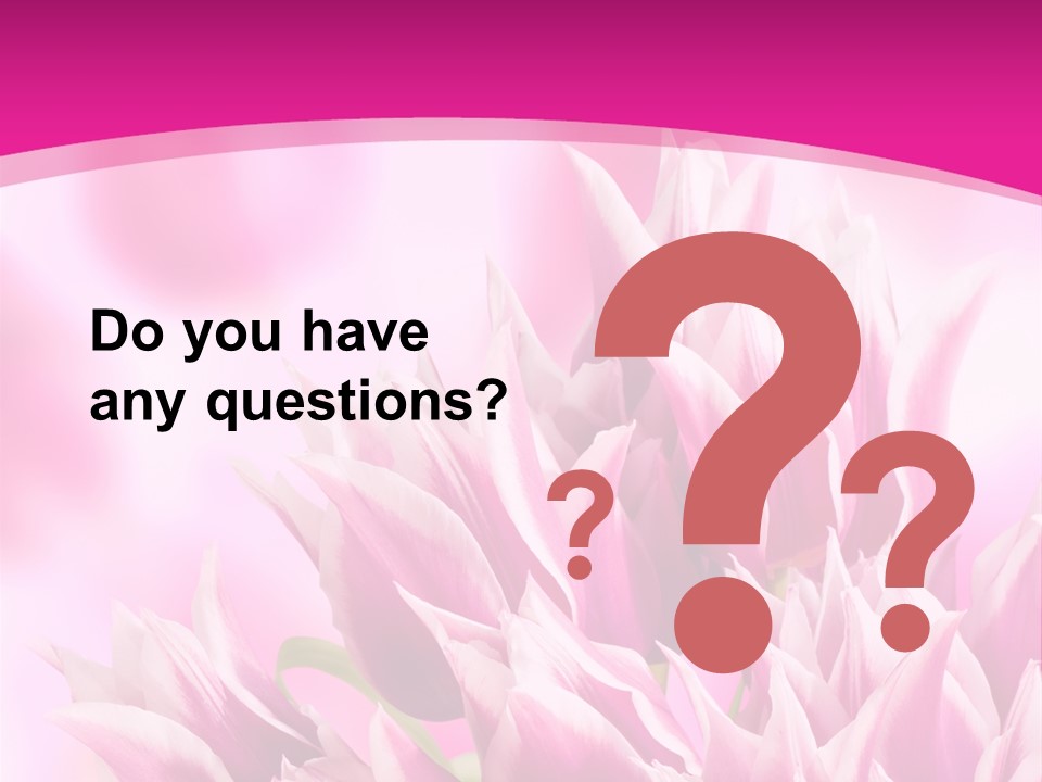 Flower Celebration Floral PowerPoint Template