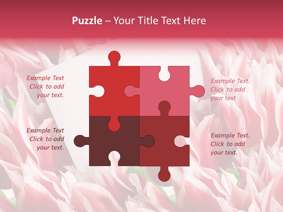 Blossom Macro Wedding PowerPoint Template