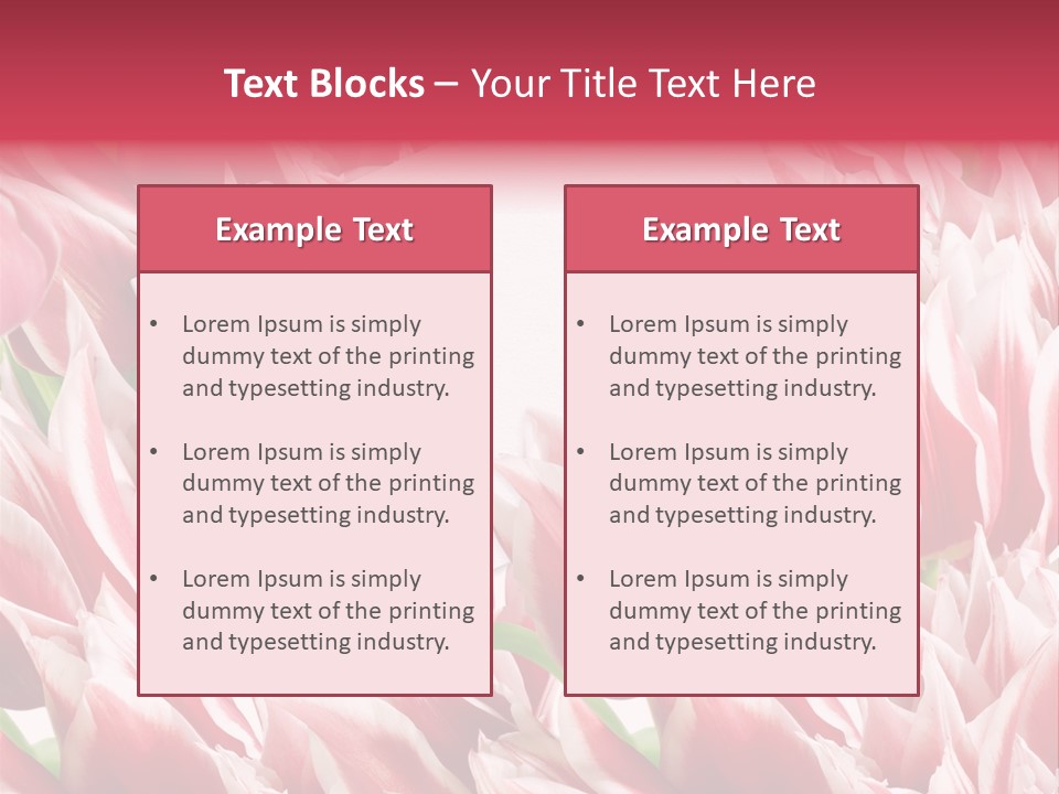 Blossom Macro Wedding PowerPoint Template