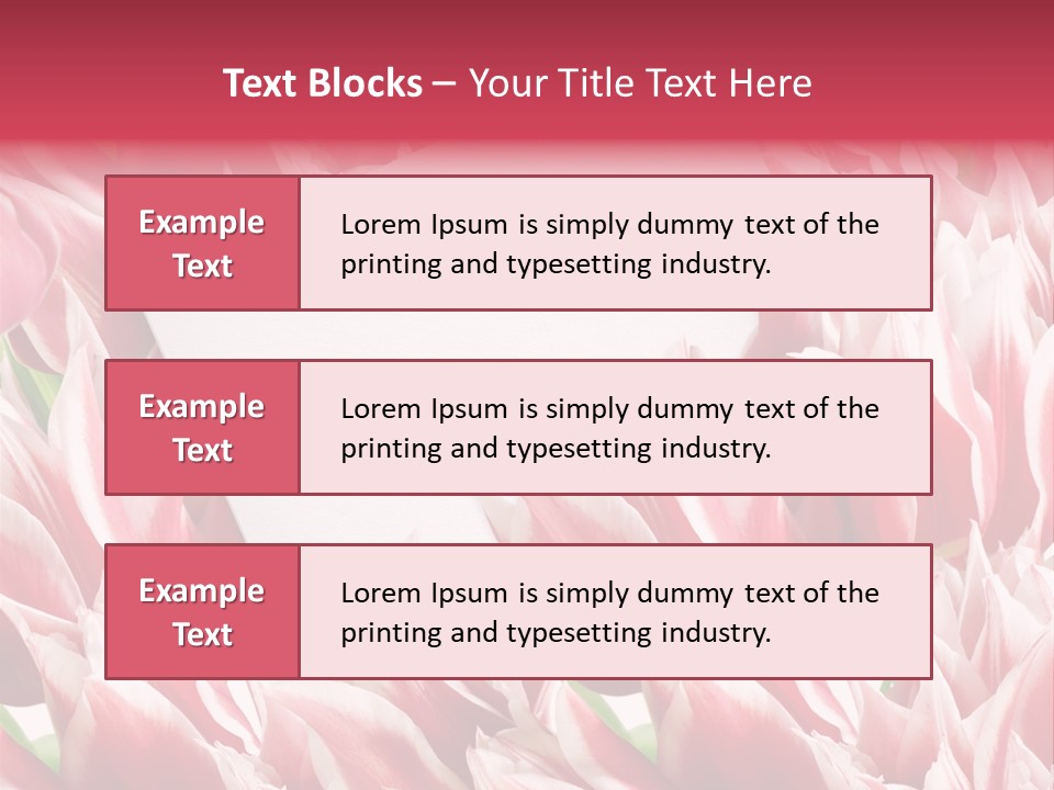 Blossom Macro Wedding PowerPoint Template