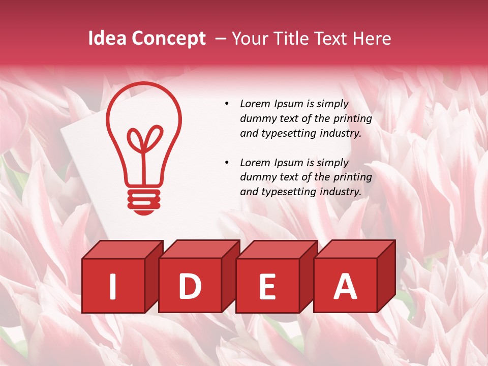 Blossom Macro Wedding PowerPoint Template