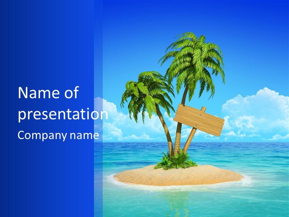 Paradise Leisure Tourism PowerPoint Template