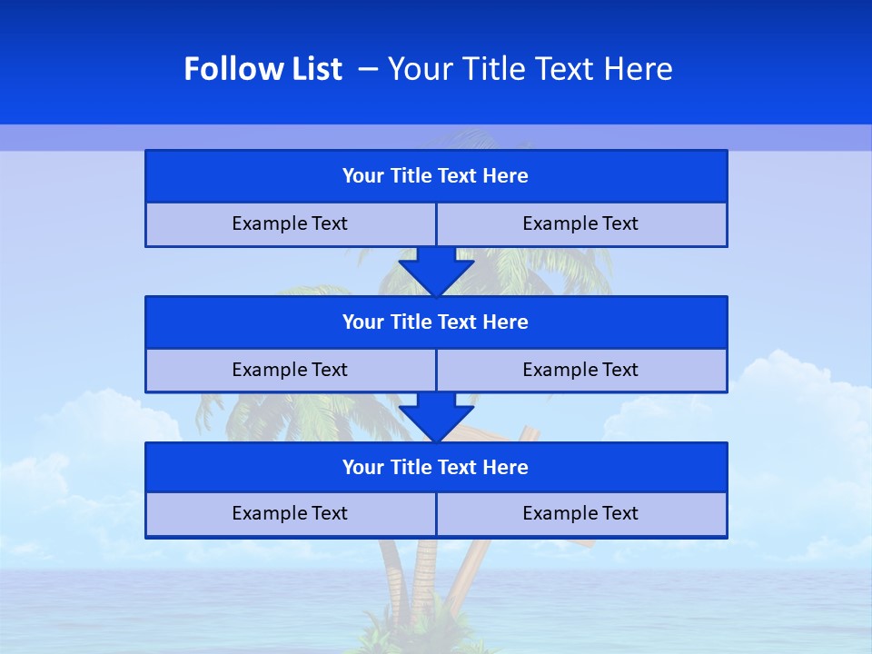 Paradise Leisure Tourism PowerPoint Template