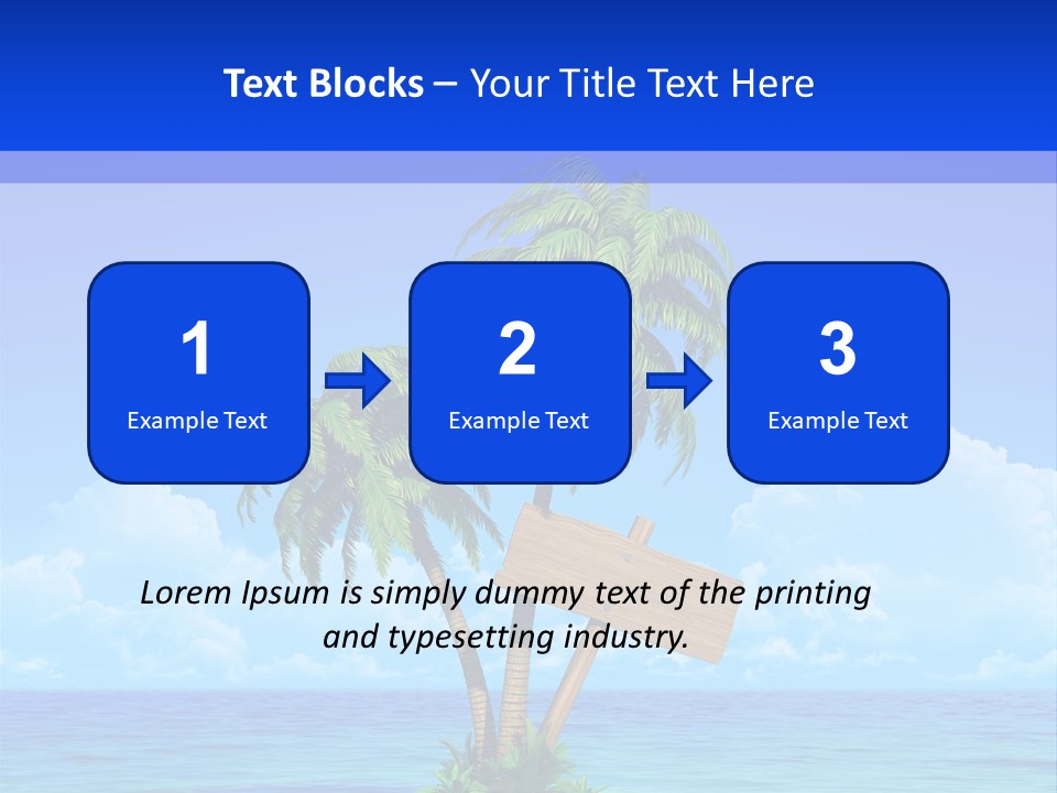 Paradise Leisure Tourism PowerPoint Template