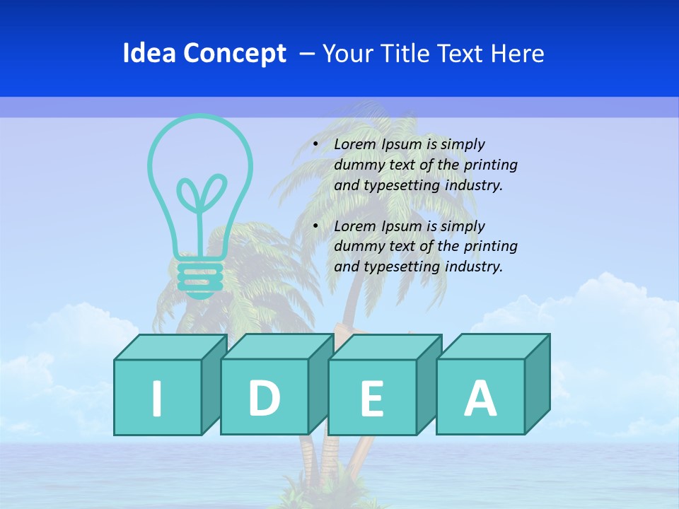 Paradise Leisure Tourism PowerPoint Template