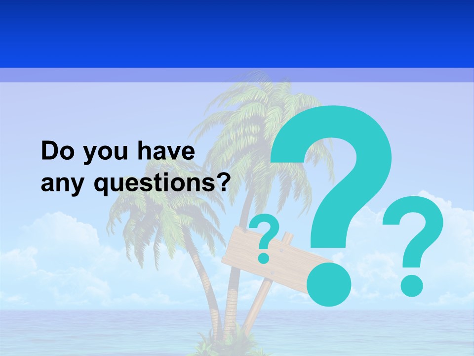 Paradise Leisure Tourism PowerPoint Template