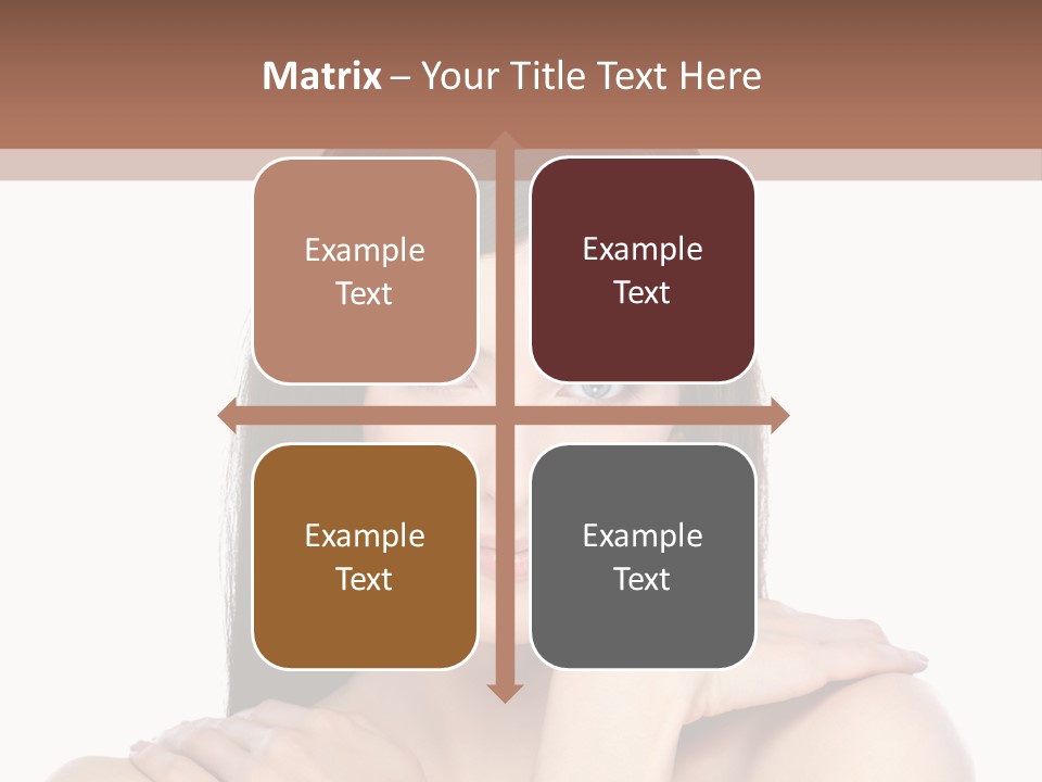 Hairstyle Fashion Female PowerPoint Template