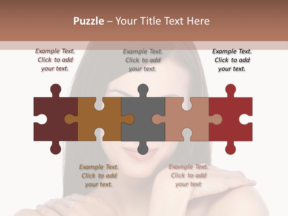 Hairstyle Fashion Female PowerPoint Template