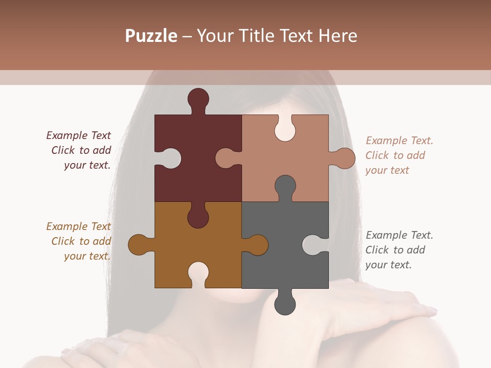 Hairstyle Fashion Female PowerPoint Template