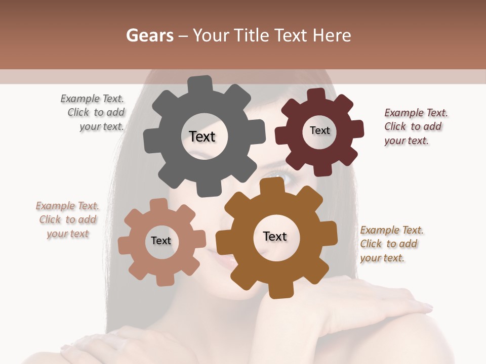 Hairstyle Fashion Female PowerPoint Template