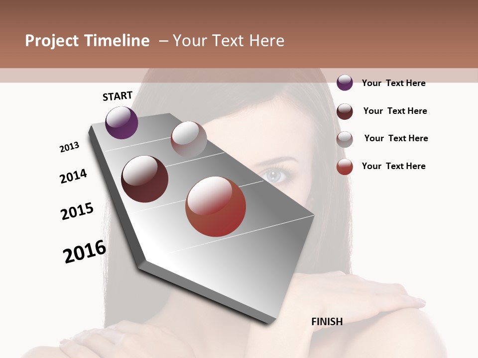 Hairstyle Fashion Female PowerPoint Template