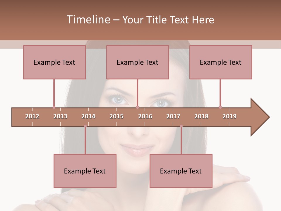 Hairstyle Fashion Female PowerPoint Template