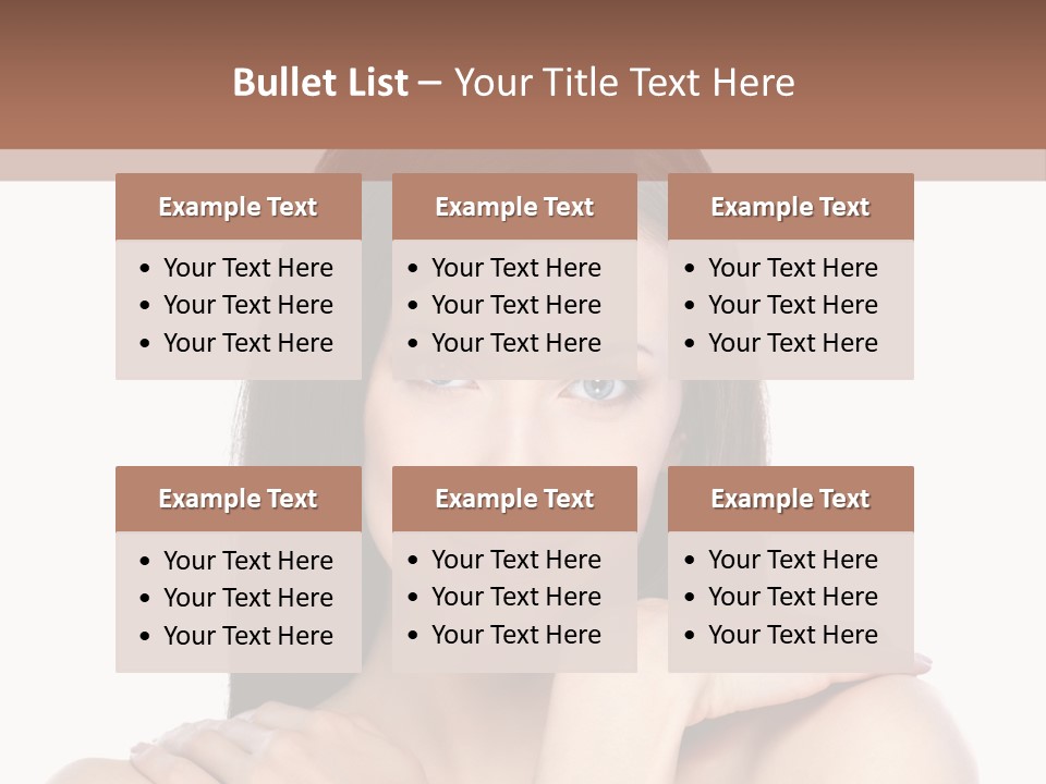 Hairstyle Fashion Female PowerPoint Template