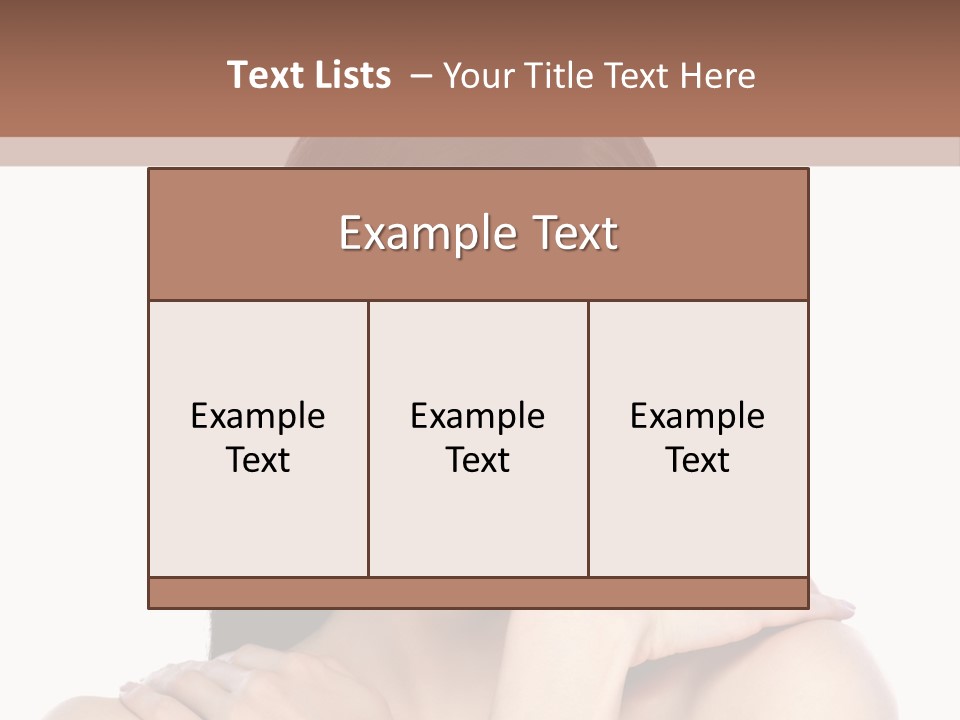 Hairstyle Fashion Female PowerPoint Template