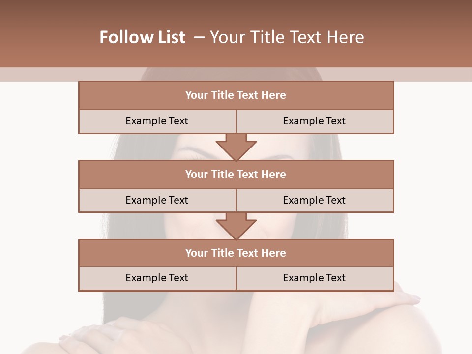 Hairstyle Fashion Female PowerPoint Template