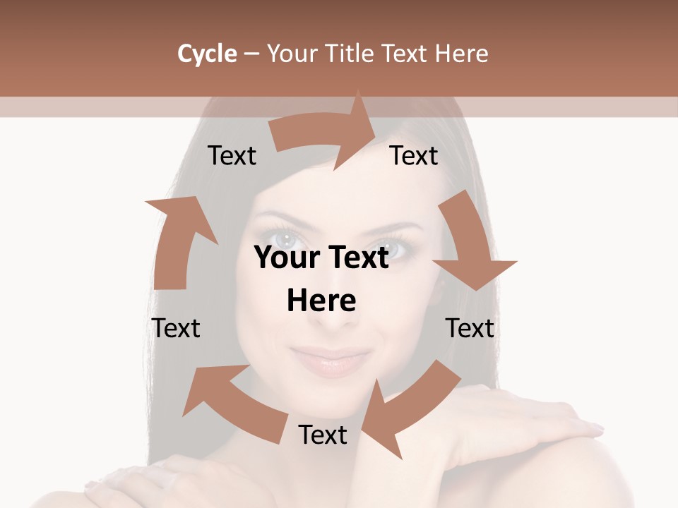 Hairstyle Fashion Female PowerPoint Template