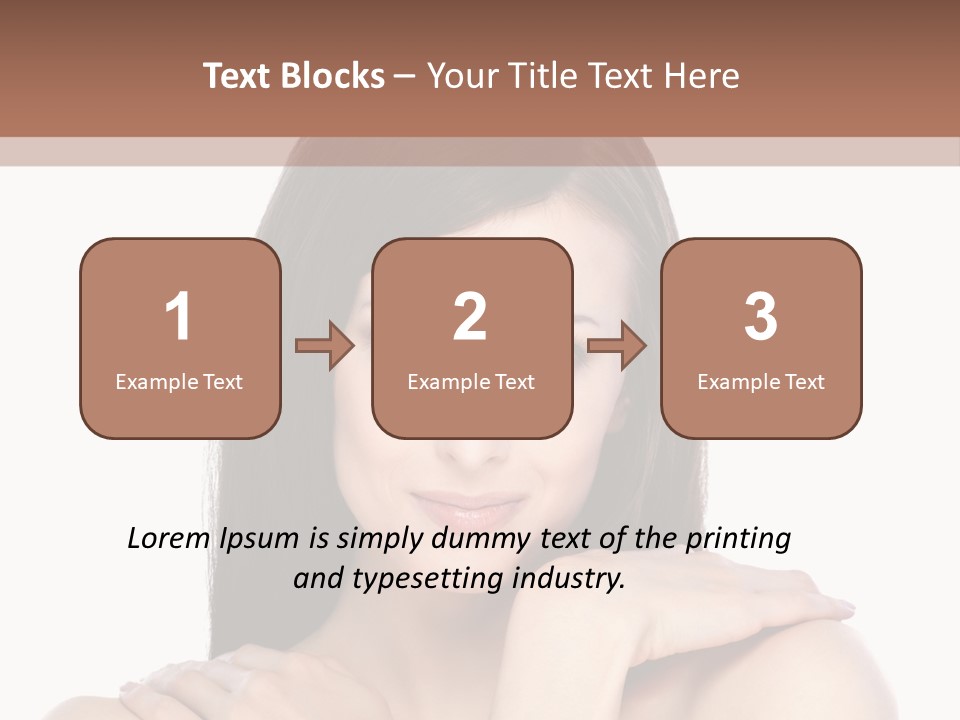 Hairstyle Fashion Female PowerPoint Template