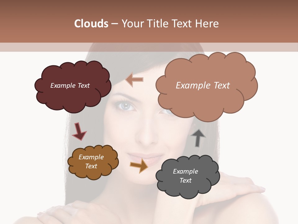 Hairstyle Fashion Female PowerPoint Template