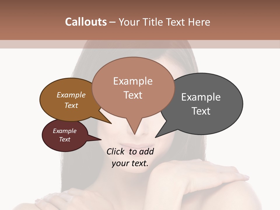 Hairstyle Fashion Female PowerPoint Template