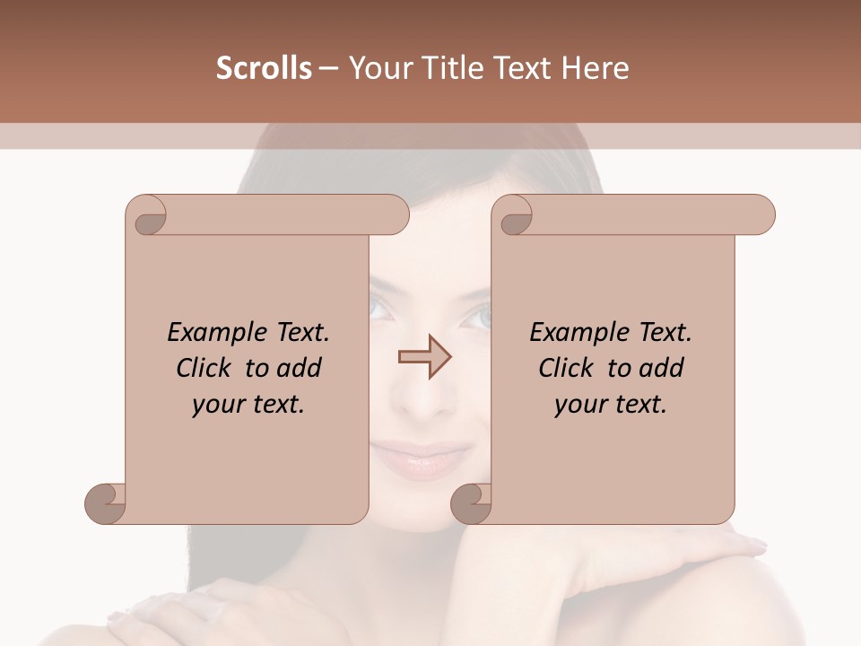Hairstyle Fashion Female PowerPoint Template