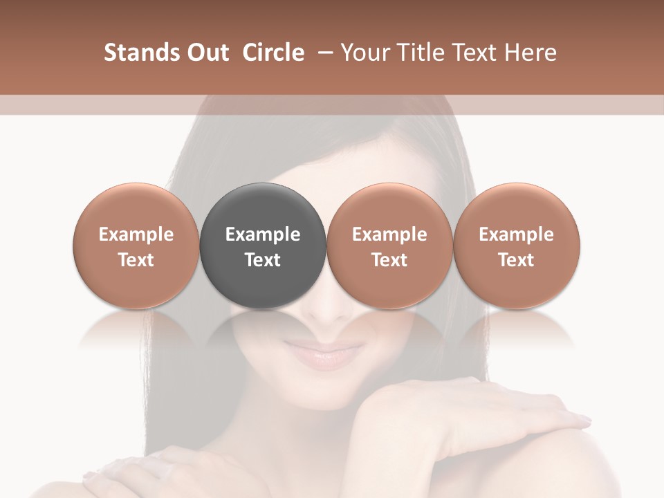 Hairstyle Fashion Female PowerPoint Template