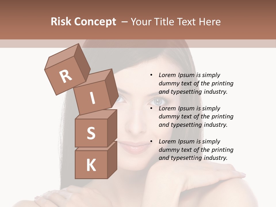 Hairstyle Fashion Female PowerPoint Template