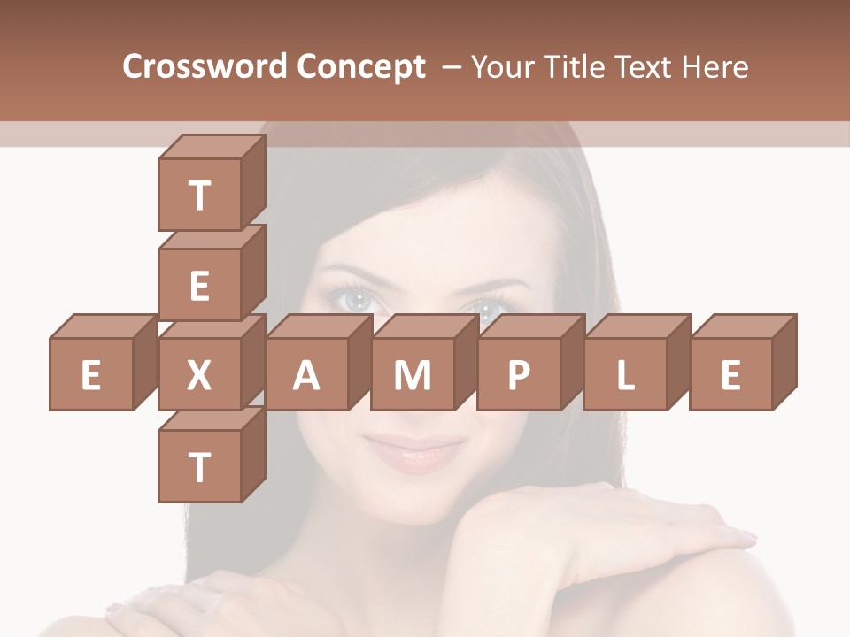 Hairstyle Fashion Female PowerPoint Template