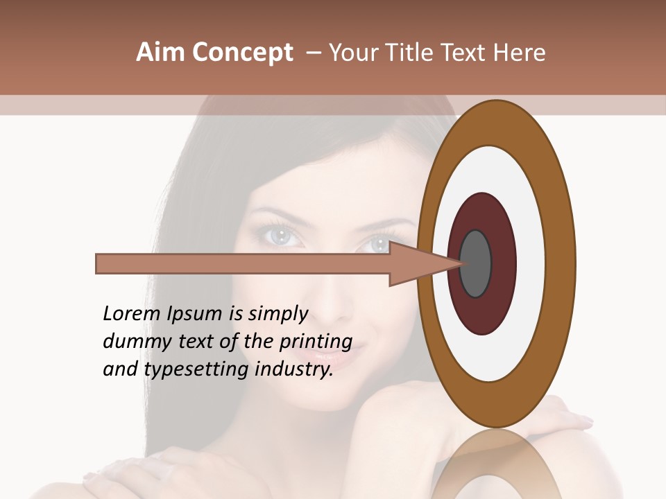 Hairstyle Fashion Female PowerPoint Template