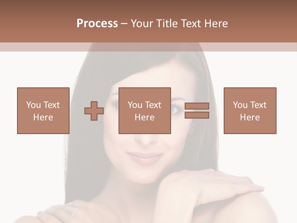 Hairstyle Fashion Female PowerPoint Template