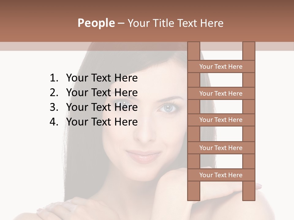 Hairstyle Fashion Female PowerPoint Template