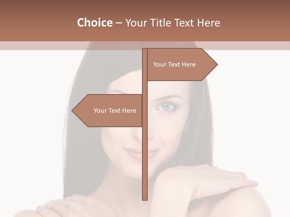 Hairstyle Fashion Female PowerPoint Template