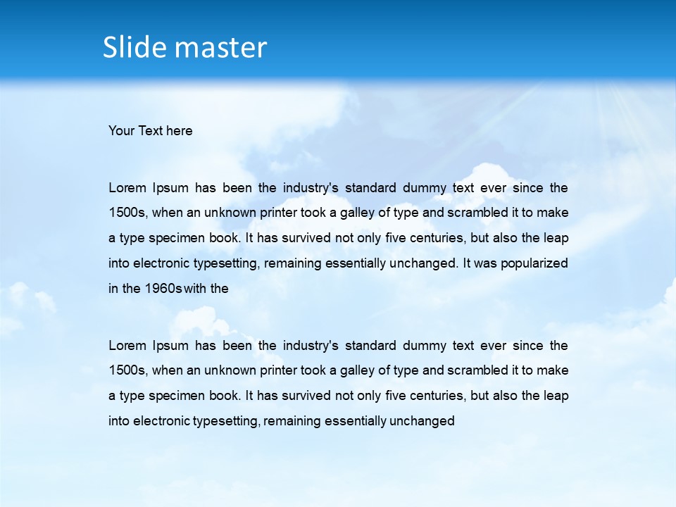 Insurance Grassy Scene PowerPoint Template