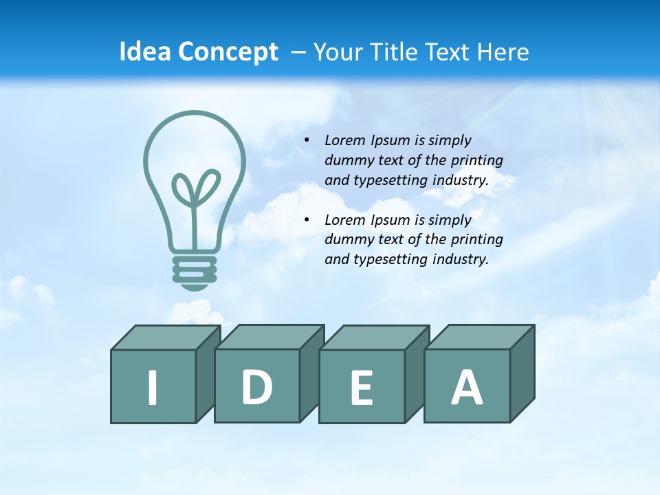 Insurance Grassy Scene PowerPoint Template