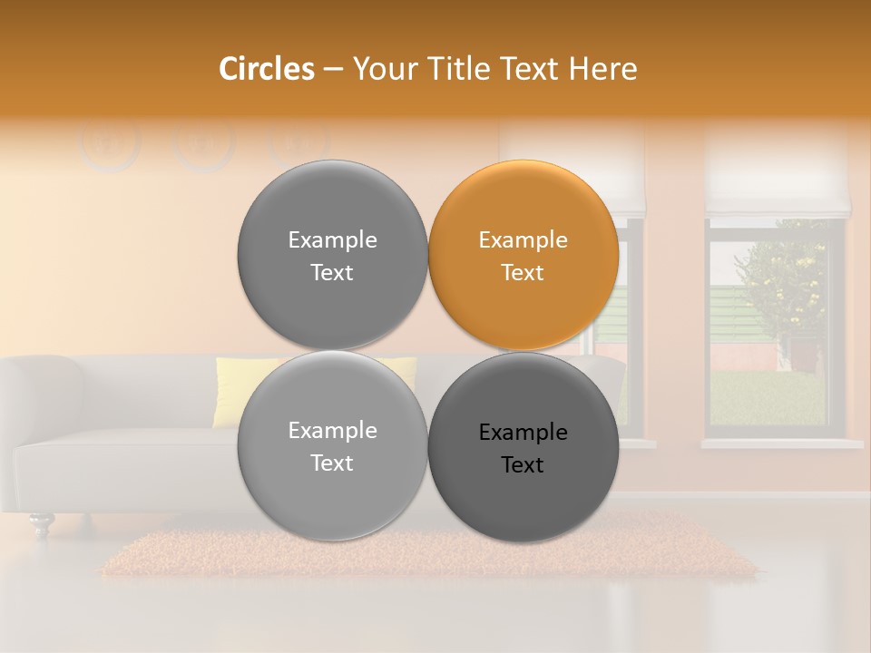 Nobody Orange Interior PowerPoint Template