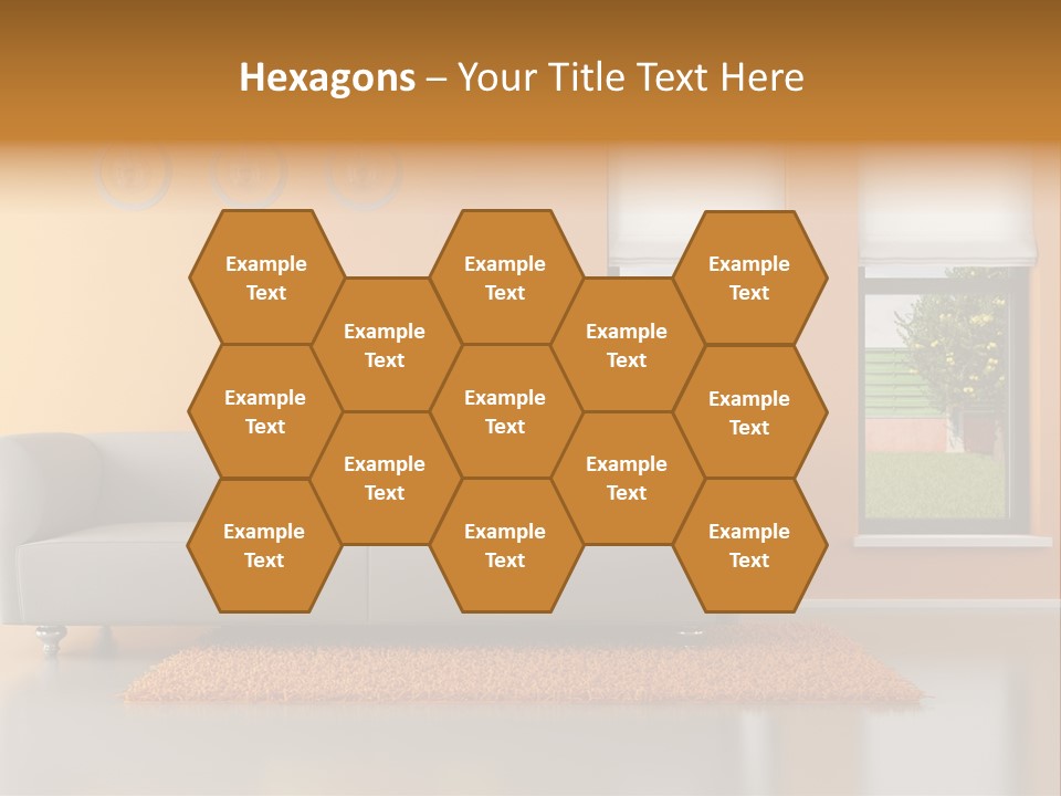 Nobody Orange Interior PowerPoint Template