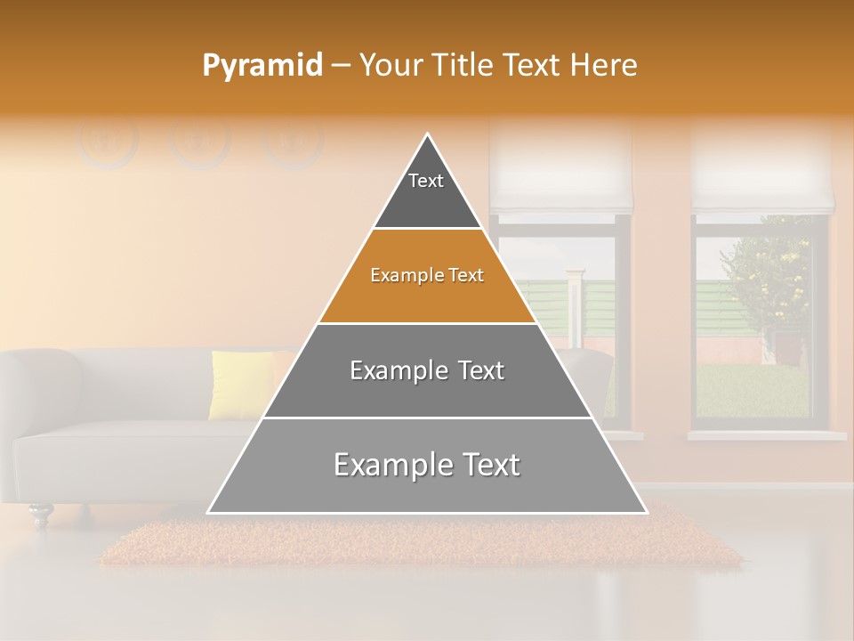 Nobody Orange Interior PowerPoint Template