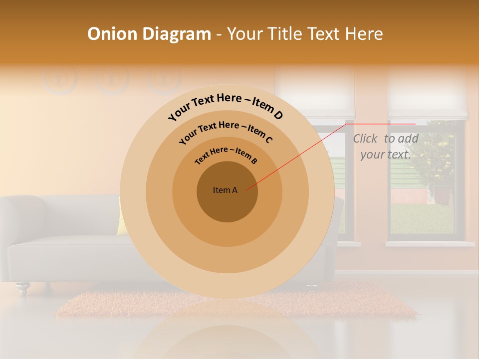 Nobody Orange Interior PowerPoint Template