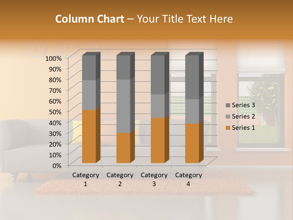 Nobody Orange Interior PowerPoint Template