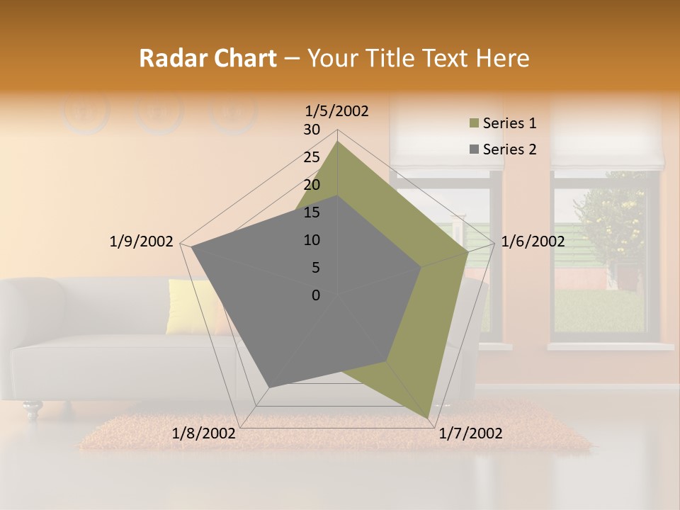 Nobody Orange Interior PowerPoint Template