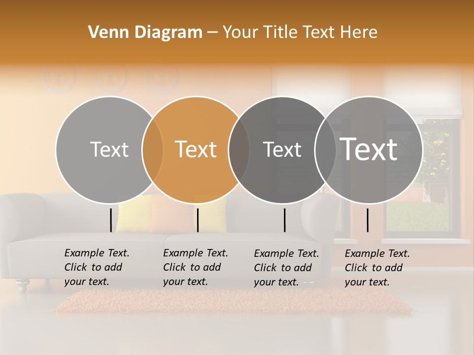 Nobody Orange Interior PowerPoint Template